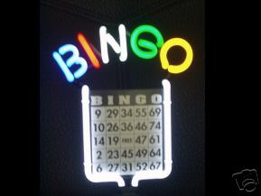 Neon Bingo Sign Neon, Bingo Sign, sign, novelty, gift