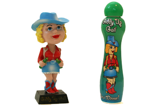 Bobble Head & Dauber Gift Pack (Giddy-up Girl) Deluxe, Carry, Case,dauber, sun, sational,set,gift,boble,head
