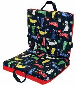 Seat Cushion (Bingo Balls)  Cushion, bag, bing, seat