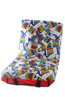 Seat Cushion (Bingo #2) Cushion, bag, bing, seat