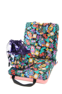 Seat Cushion w/ Matching Bag (Jungle Betty Boop) Double Bingo Seat Cushion w/ Matching Bingo Bag