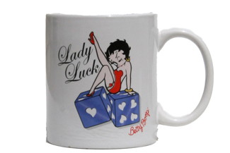 Coffee Mug (Betty Boop Lady Luck)) Coffee,Mug,Novelty,cheap,gift