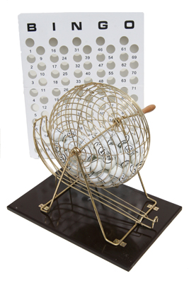 Ping Pong Bingo Cage Set Bingo, Cage,