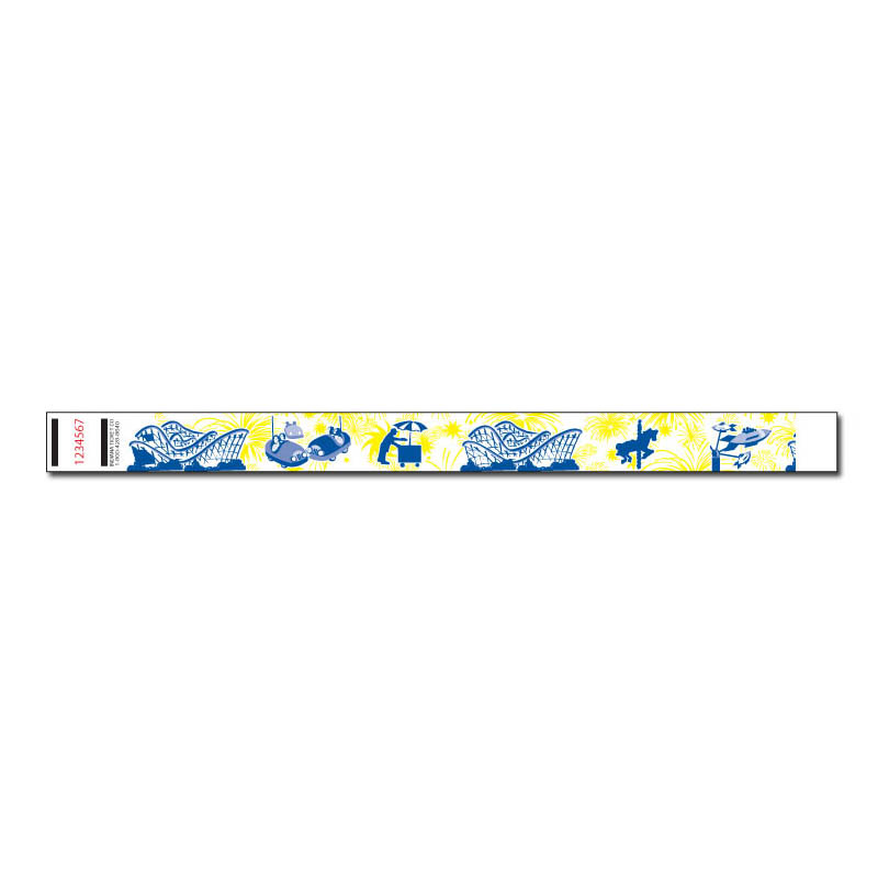 3/4" Amusement Wristband Wristband