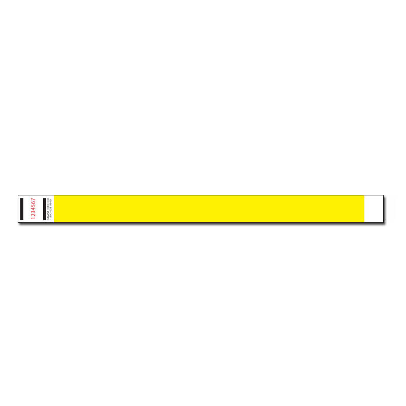 3/4" Solid Color Wristband Wristband