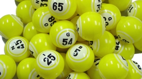 Yellow Double Number Bingo Ball Set Double, Number, Bingo, Ball, Set,