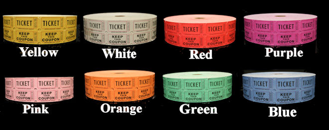 Bristol Double Roll Tickets 2 X 2 Raffles, tickets, rolls, 50/50 tickets, 2 x 2 double roll tickets