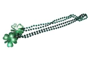 Blinking Shamrock Necklace 