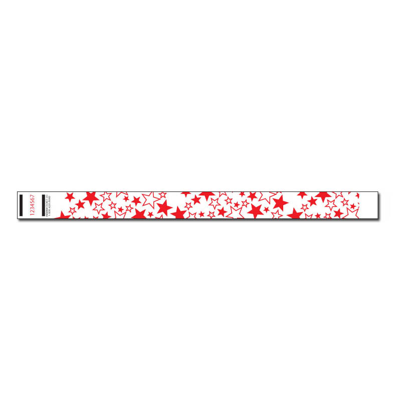 3/4" Stars Wristband     Wristband