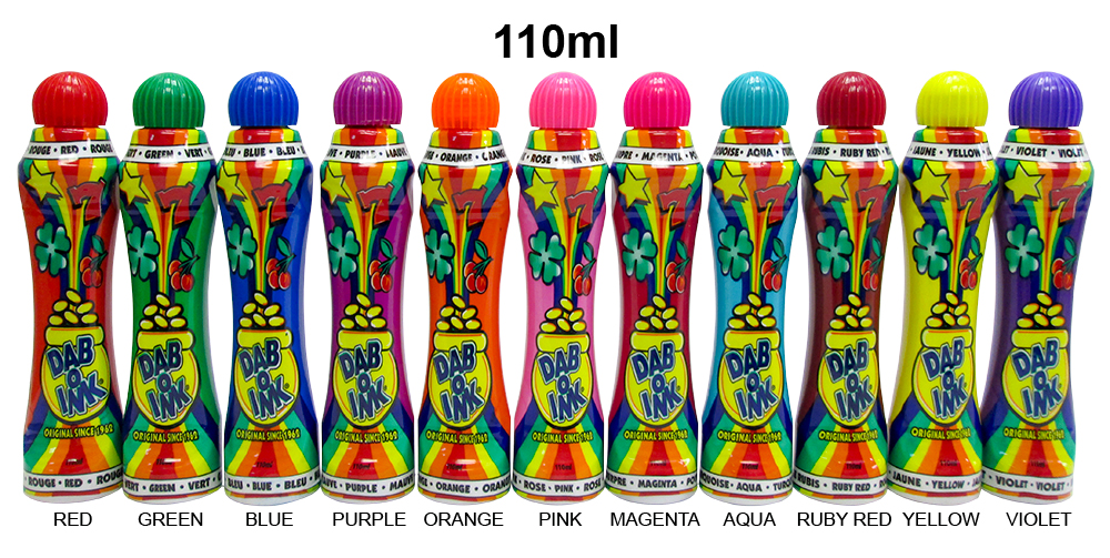 Dab-O-Ink 4 oz. Variety Pack 