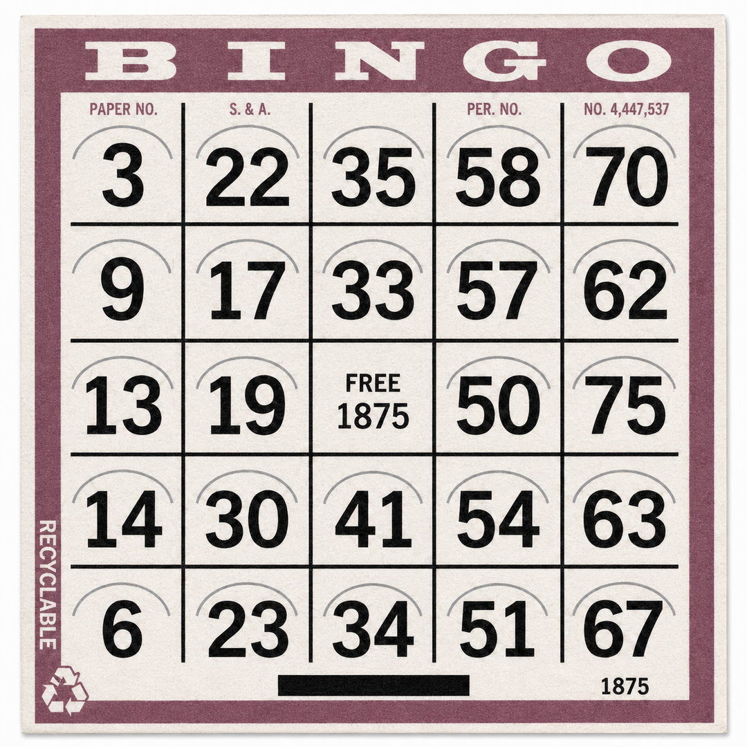1-On Purple Pushout Bingo Card