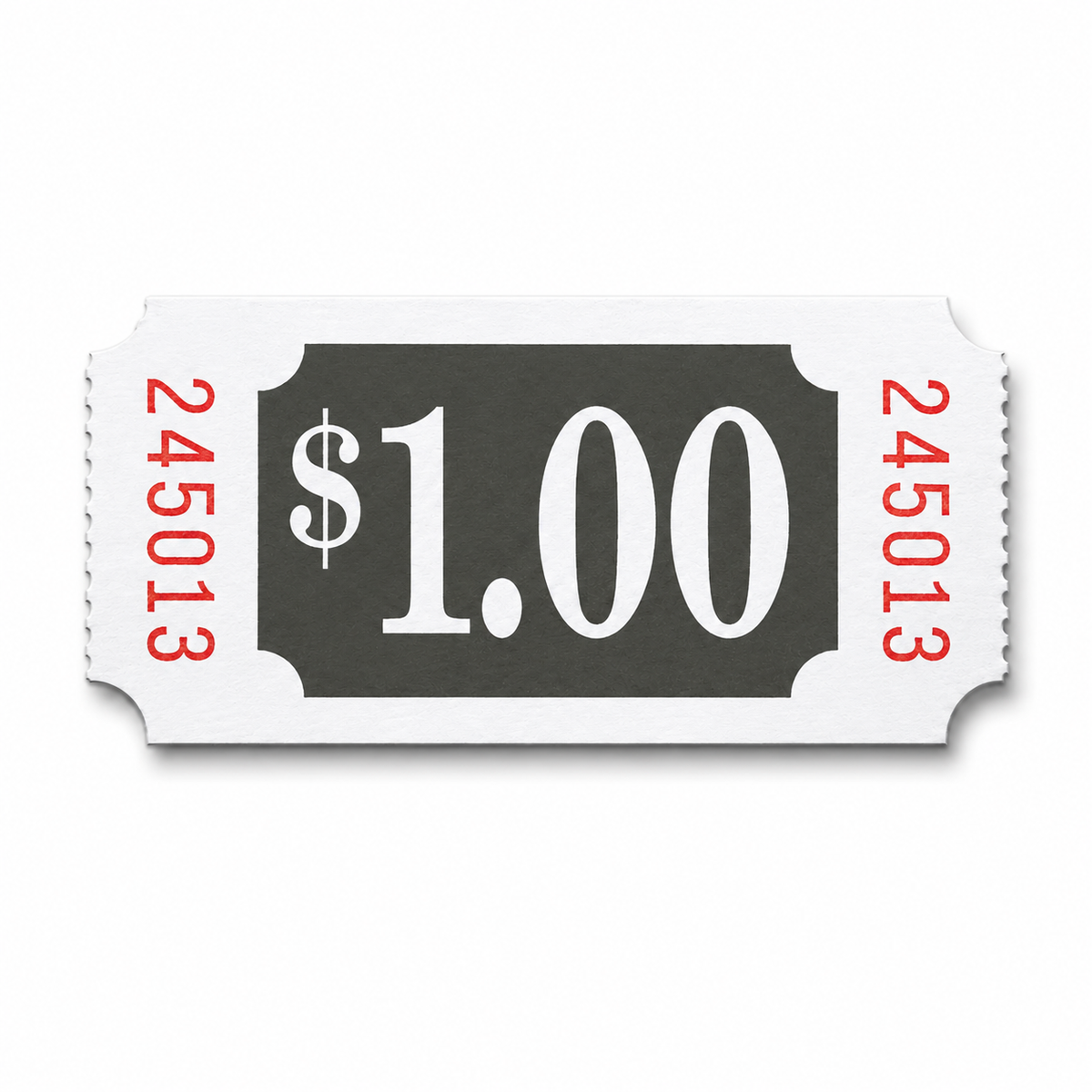 $1.00 ROLL TICKET