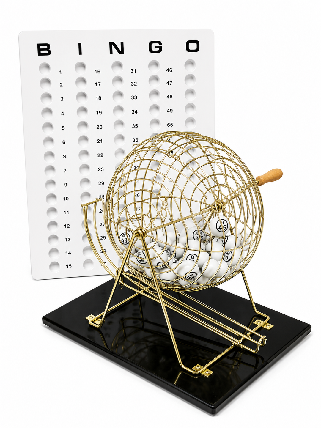 Ping Pong Bingo Cage Set