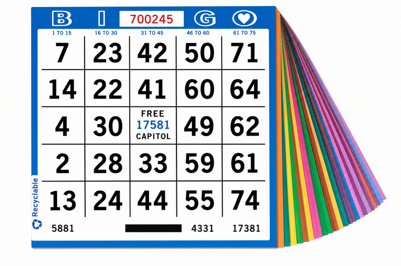 Collated Bingo Paper Less Than a Case