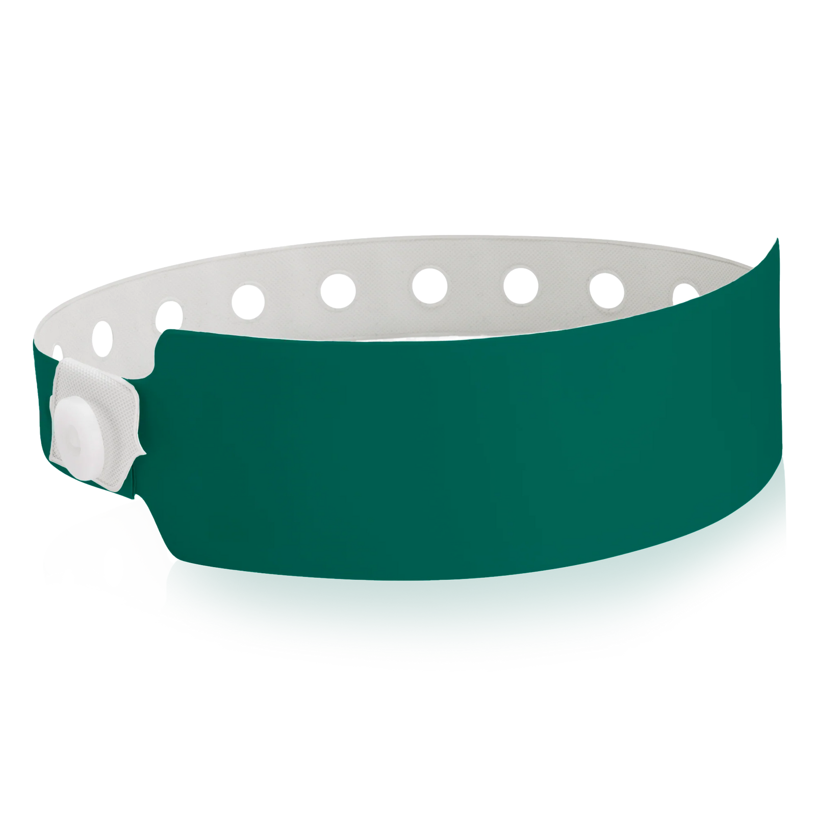 1 1/8 Inch Vinyl Wristbands - forest green