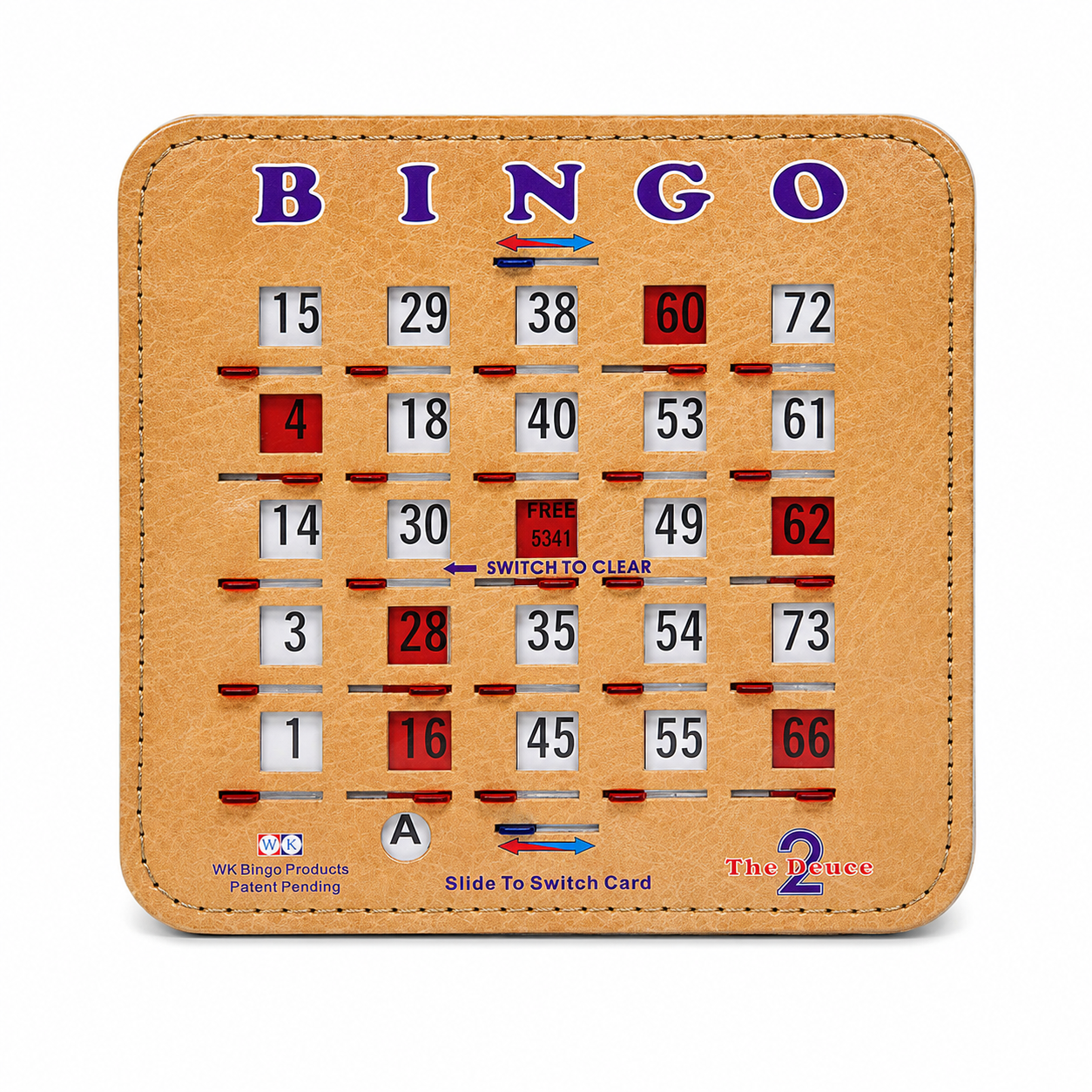 100 Pack Deluxe Finger-tip 2-in-1 Bingo Card