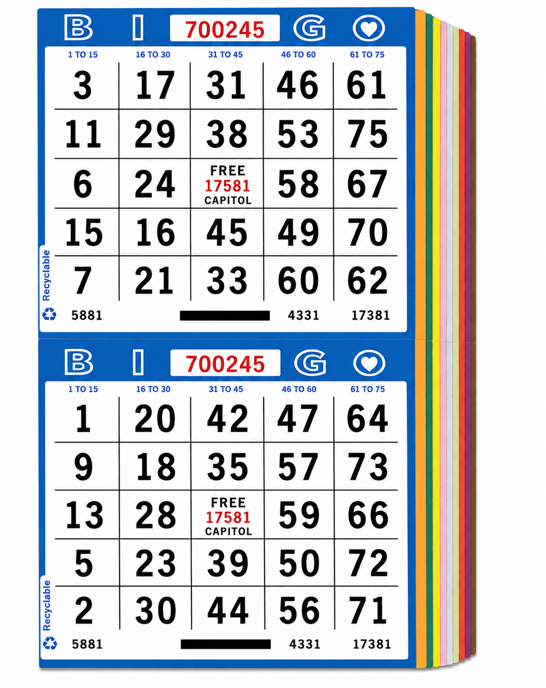 2-On Bingo Paper – Collated Books
