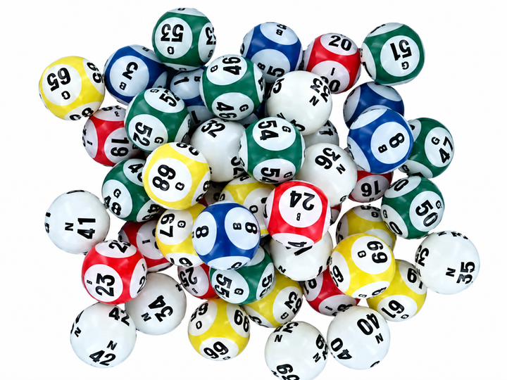 5-Color 6-Number Bingo Blower Ball Set