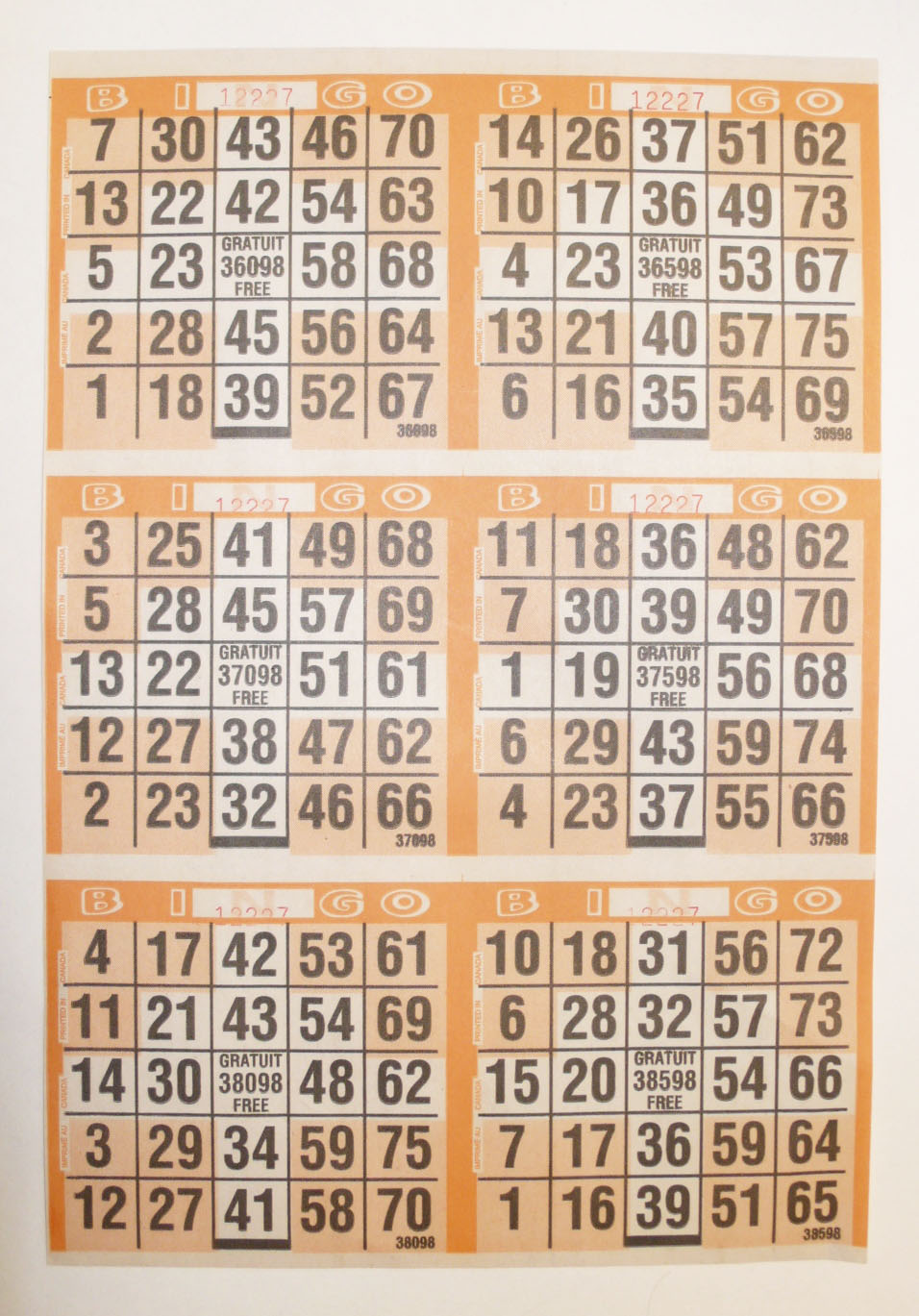 6 ON ORANGE ARROW DESIGN PAPER 