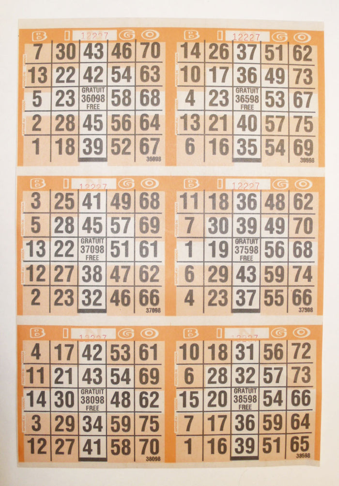 6 ON ORANGE ARROW DESIGN PAPER