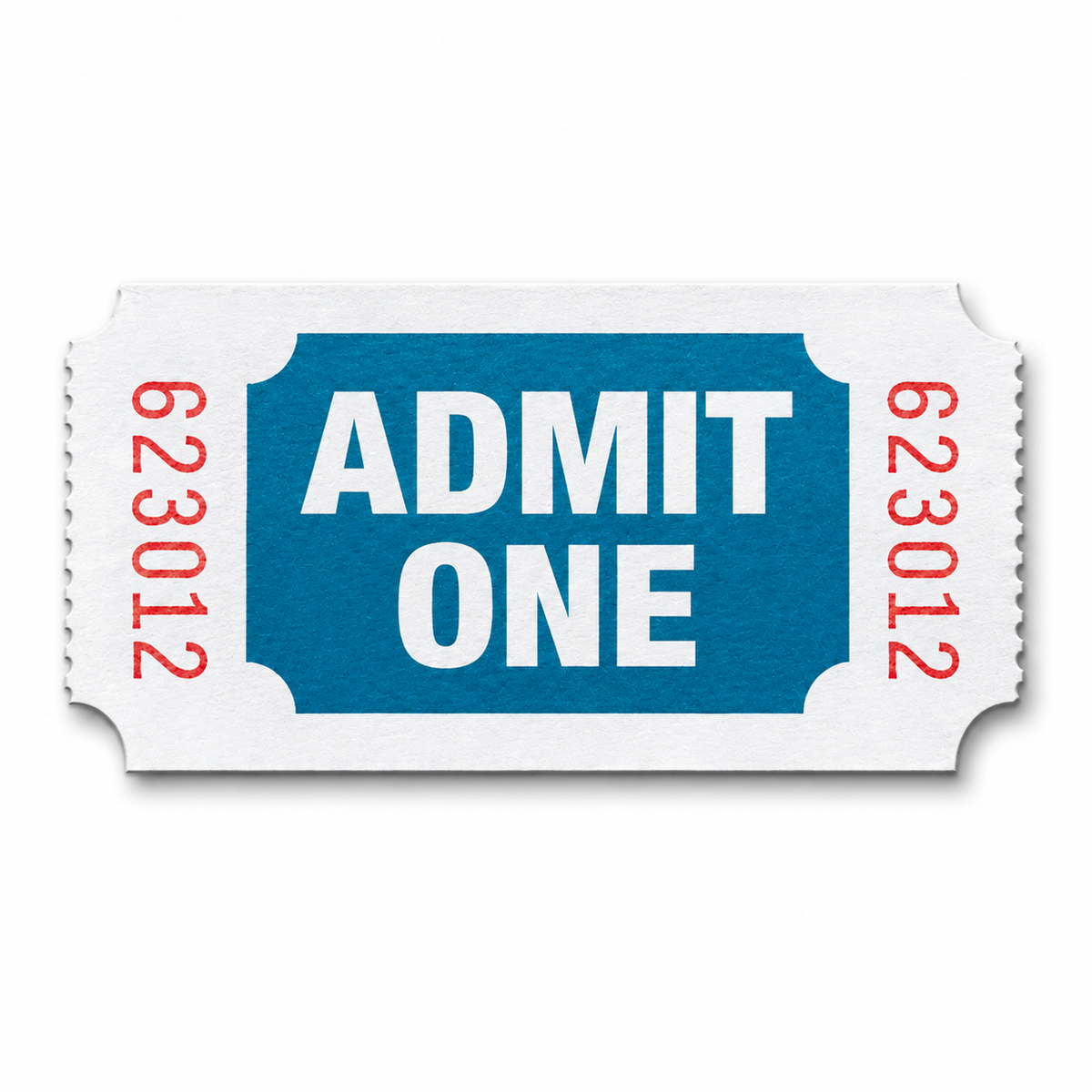 ADMIT ONE TICKET