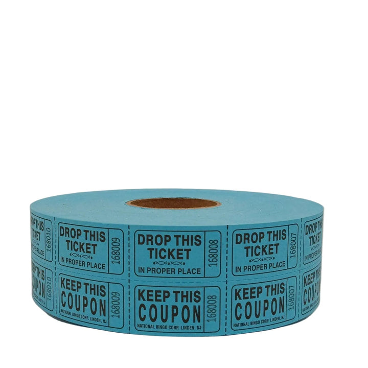 Bristol Double Roll Tickets - blue roll