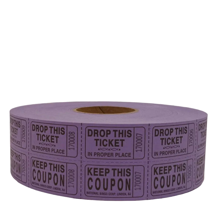 Bristol Double Roll Tickets - purple roll