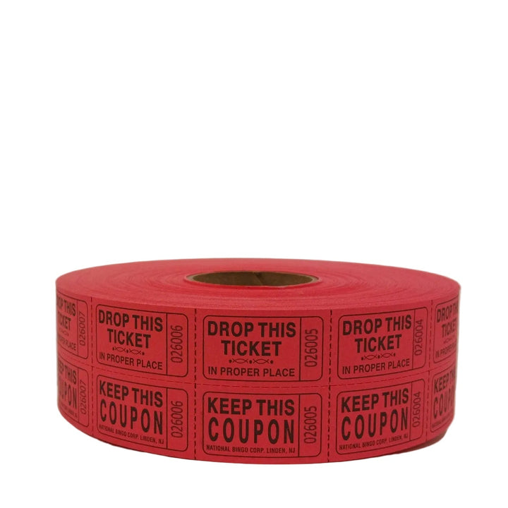 Bristol Double Roll Tickets - red roll