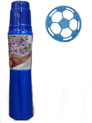Blue Soccer Ball
