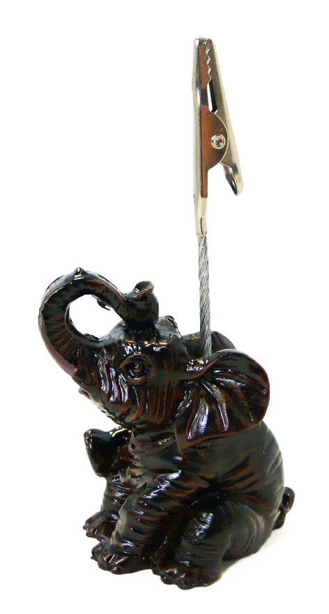 Elephant Ticket Holder (Brown)