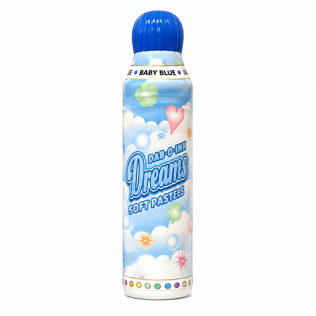 Dab-O-Ink 3 oz. Pastel Dreams Bingo Ink Marker - baby blue
