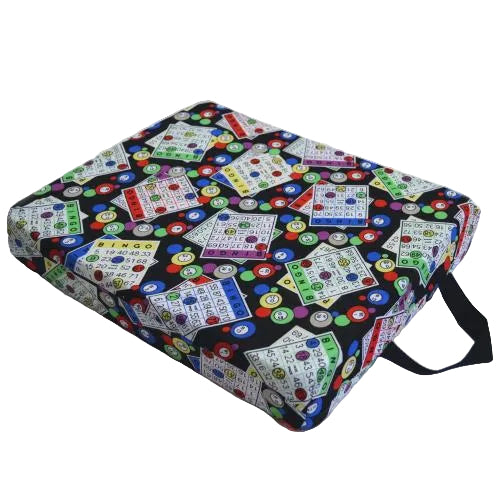 Single Seat Cushion (Bingo Cards)