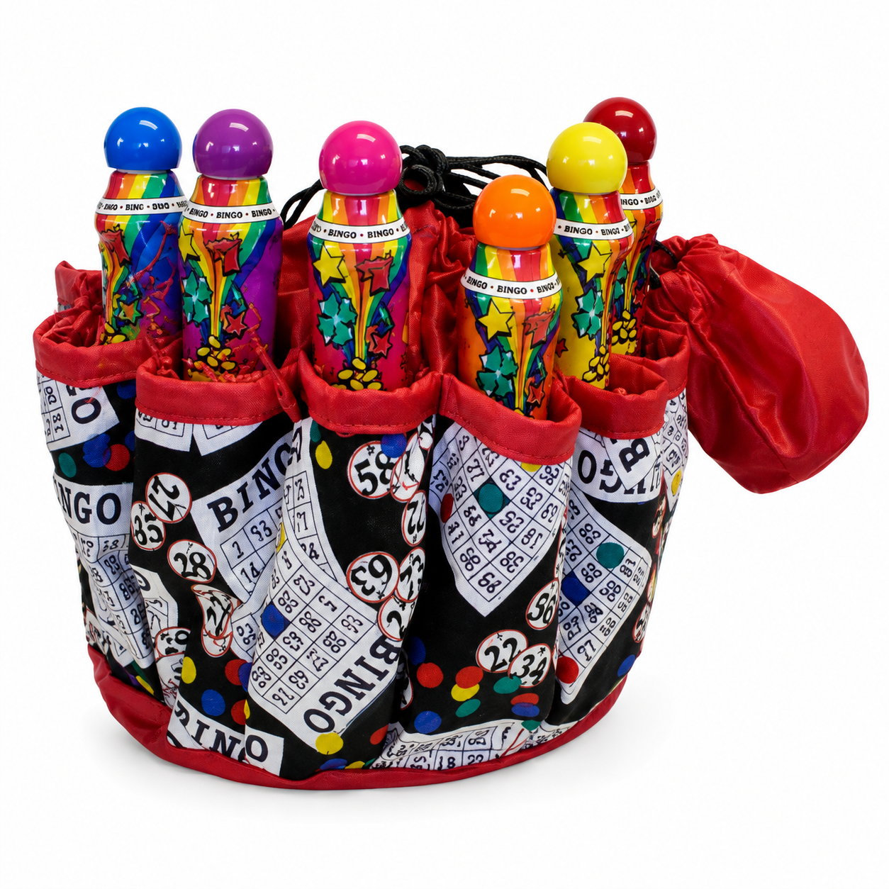 Bingo Starter Set with Round Bag & 6 Daubers