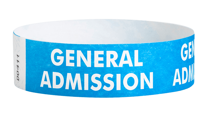 GENERAL ADMISSION WRISTBANDS