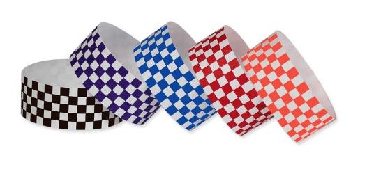 CHECKERBOARD WRISTBANDS 