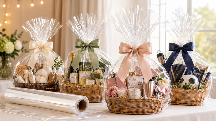 Cell Gift Wrap for Baskets