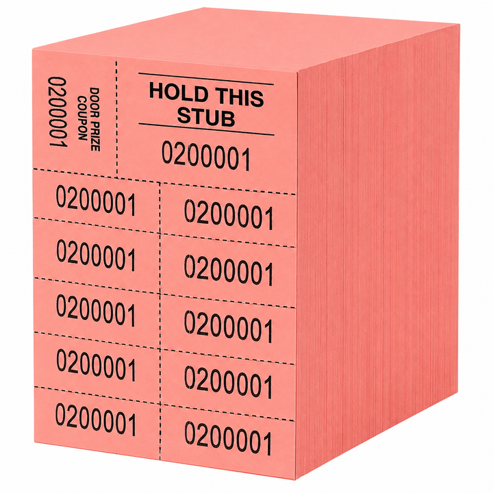 Ten-Part Auction Ticket