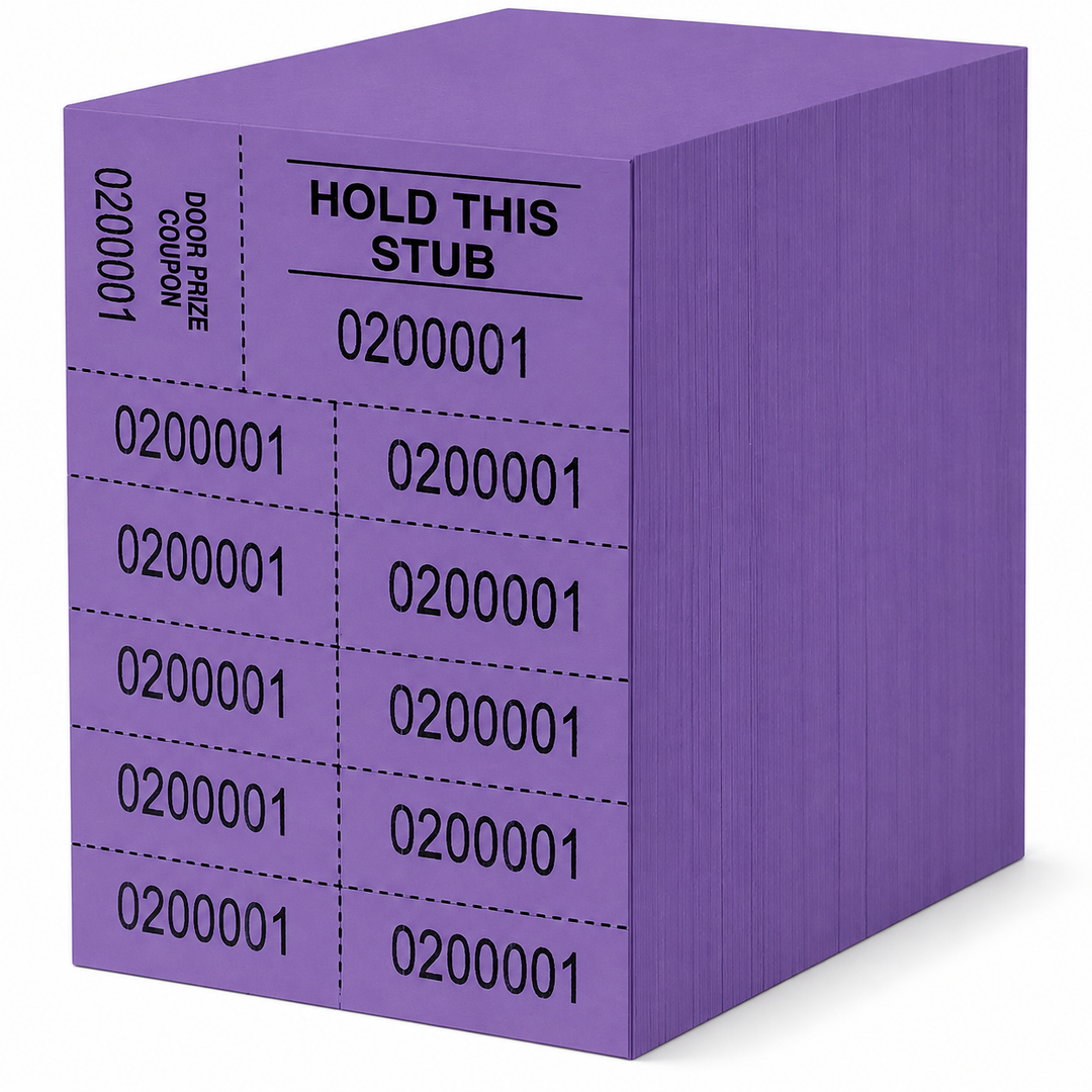 Ten-Part Auction Ticket