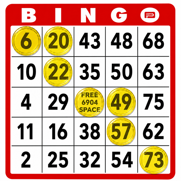 7/8 Inch Transparent Non-Magnetic Large Bingo Chips