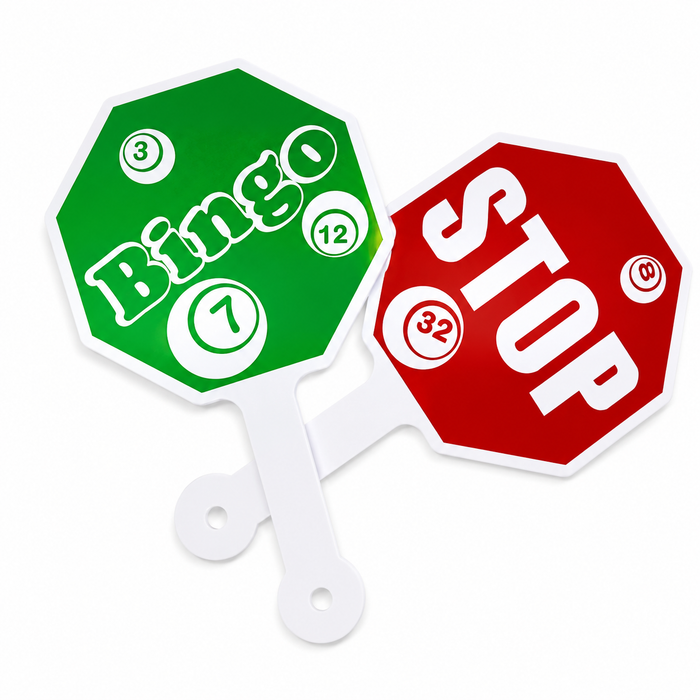 Two-Sided Bingo Stop Sign