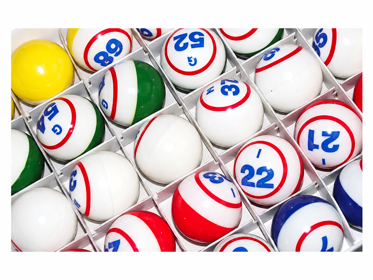 Deluxe Inside Print Bingo Blower Ball