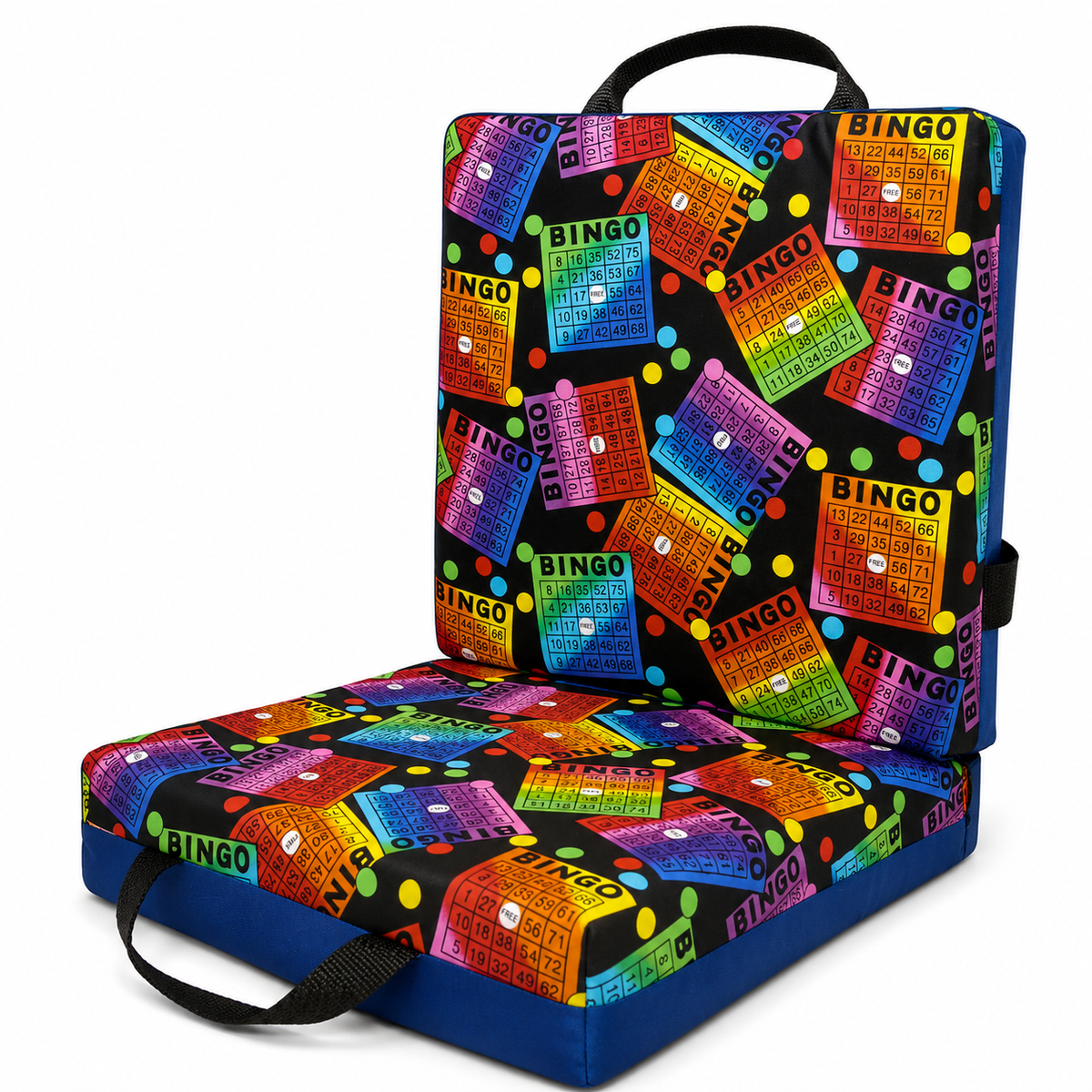 Double Bingo Card Seat Cushion