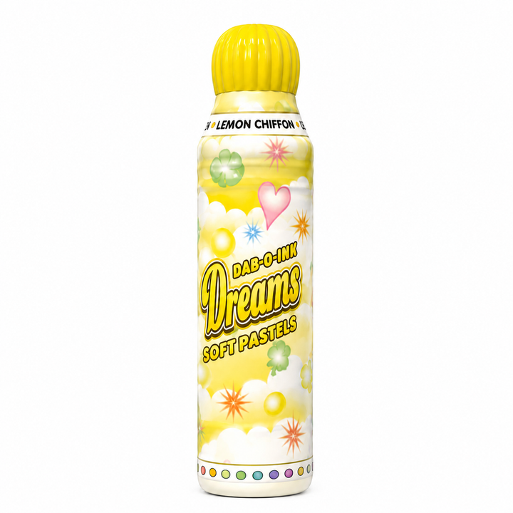 Dab-O-Ink 3 oz. Pastel Dreams Bingo Ink Marker - yellow