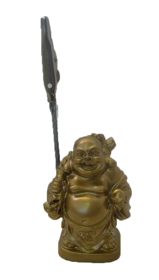 Buddha Ticket Holder (Gold)