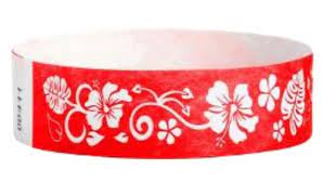 HAWAIIAN FLOWER WRISTBANDS