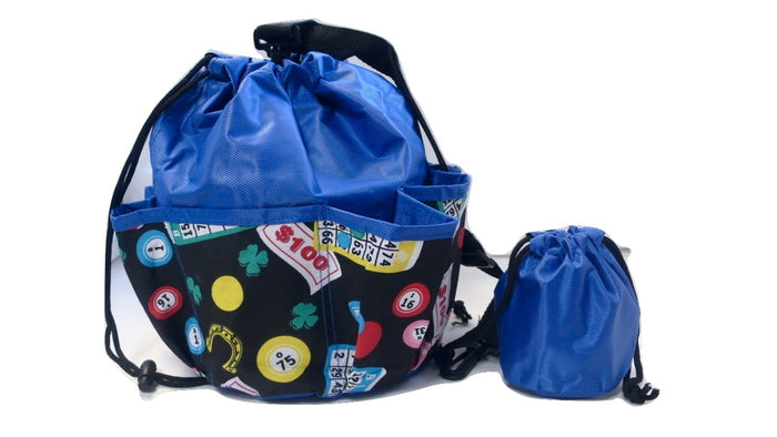 Lucky Printed Drawstring Bag