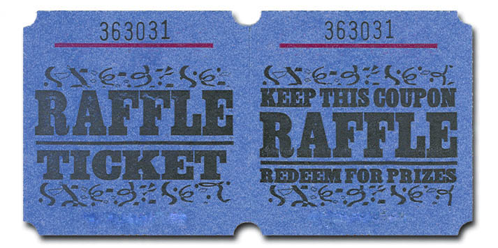 Marquee Ticket Raffle Ticket
