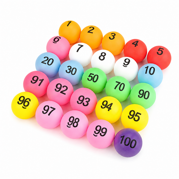 Multi Color Raffle Balls