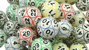 Multi Color Coated Bingo Balls