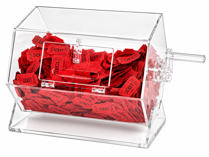 Small Acrylic Raffle Drum